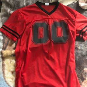 Red see through Jersey